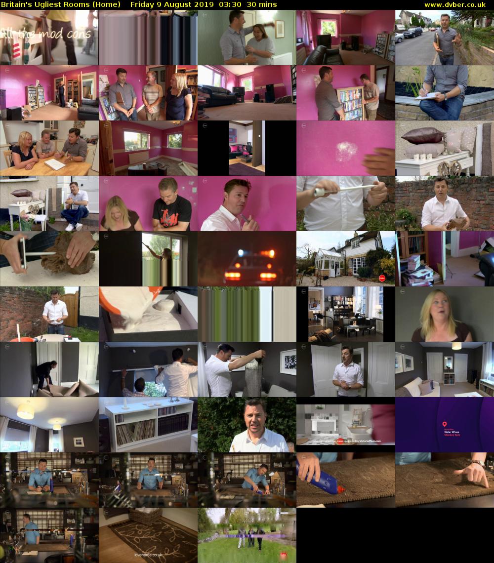 Britain's Ugliest Rooms (Home) Friday 9 August 2019 03:30 - 04:00