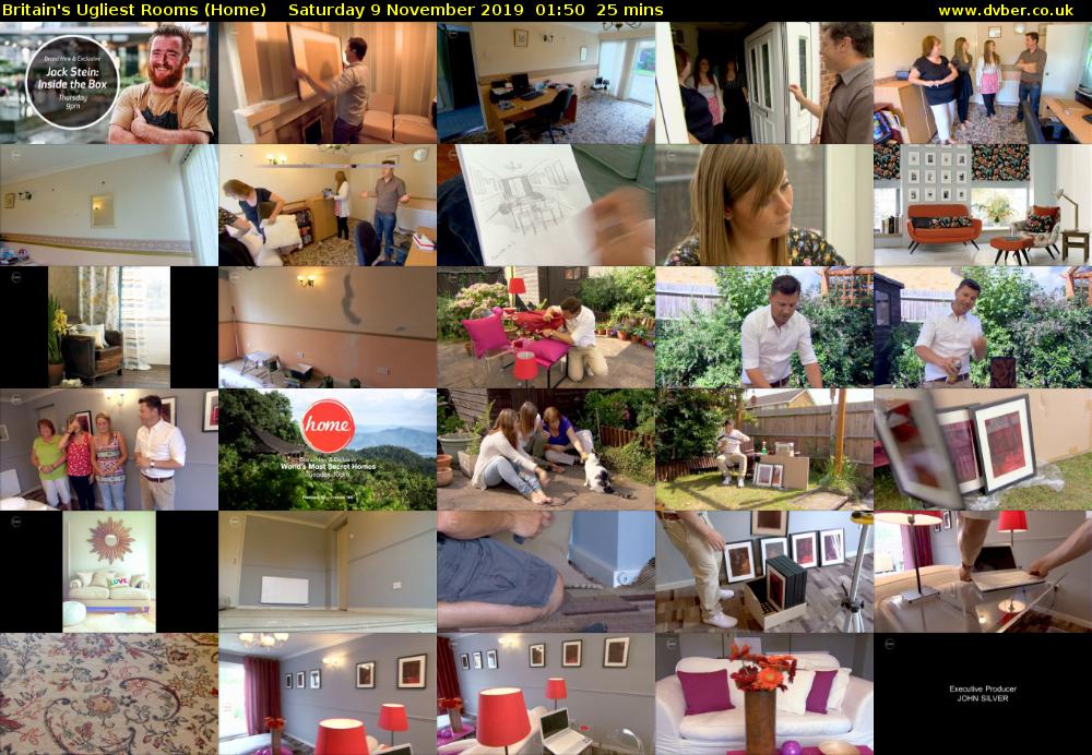Britain's Ugliest Rooms (Home) Saturday 9 November 2019 01:50 - 02:15