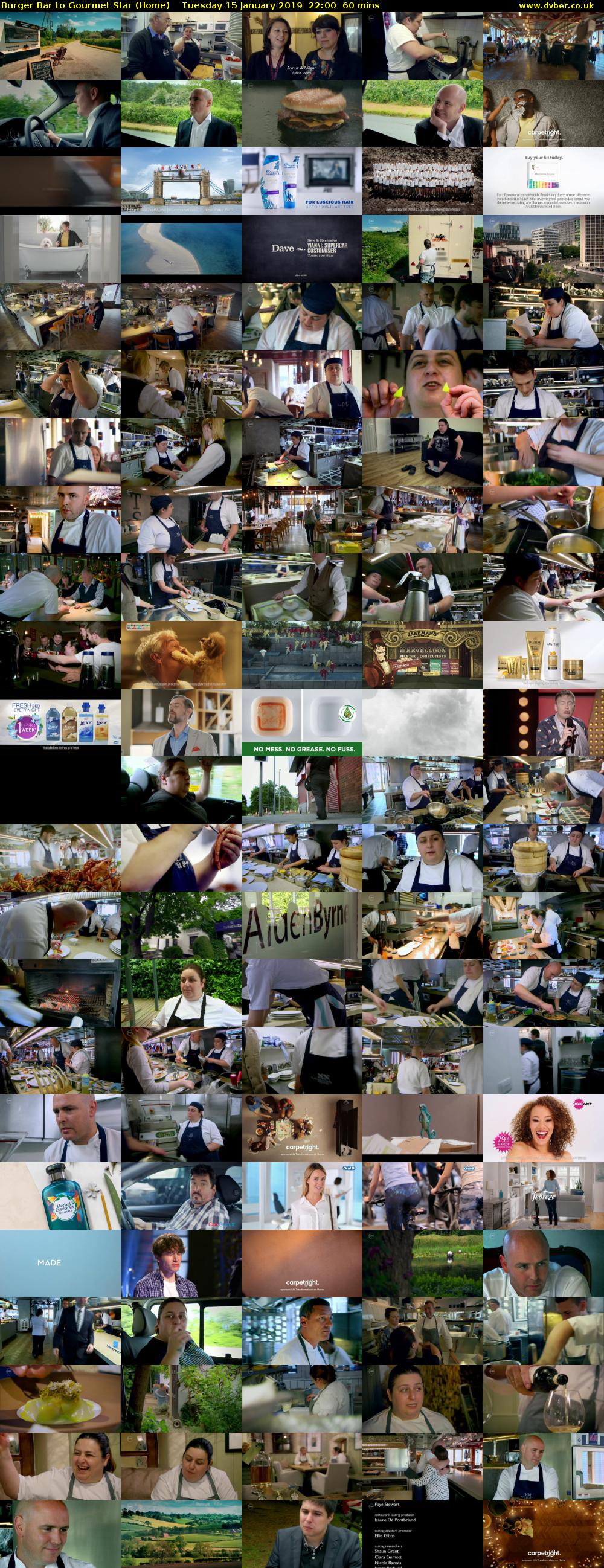 Burger Bar to Gourmet Star (Home) Tuesday 15 January 2019 22:00 - 23:00