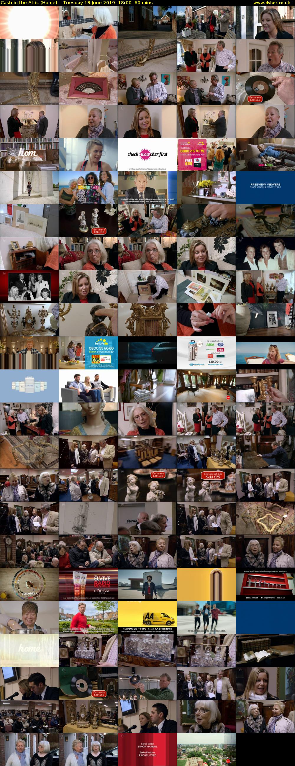 Cash in the Attic (Home) Tuesday 18 June 2019 18:00 - 19:00