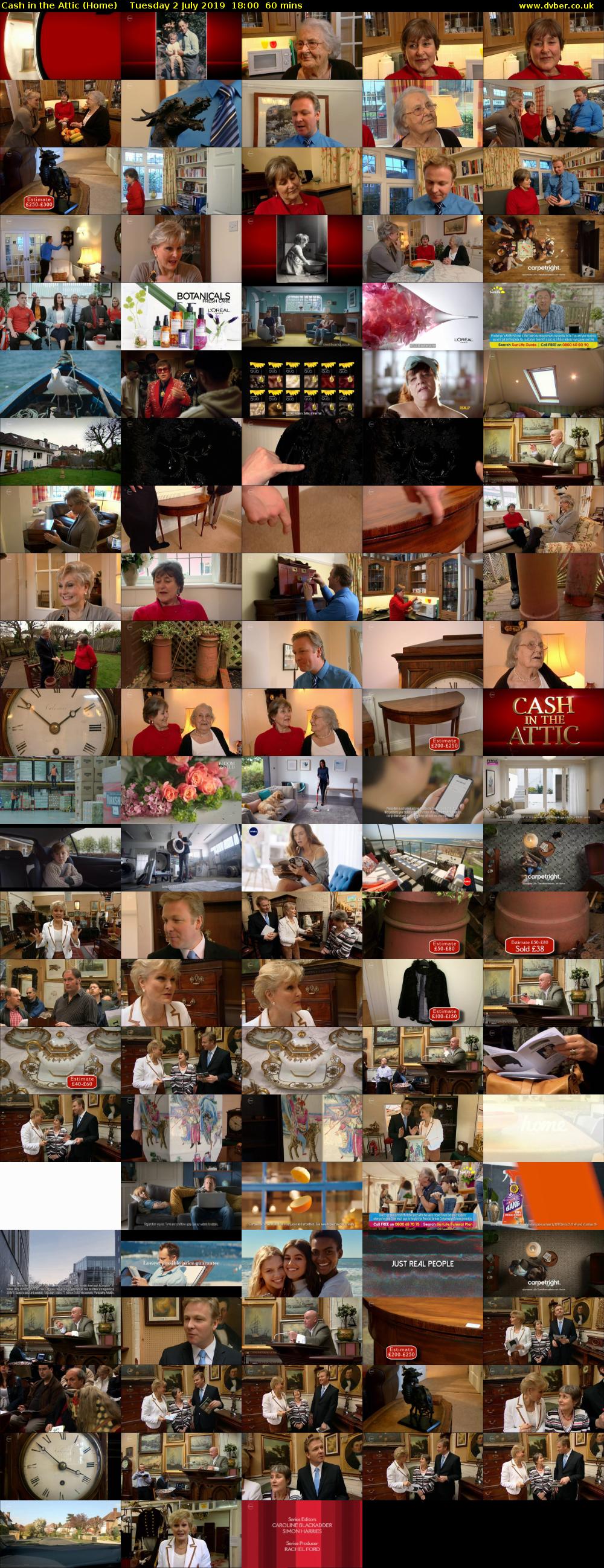 Cash in the Attic (Home) Tuesday 2 July 2019 18:00 - 19:00