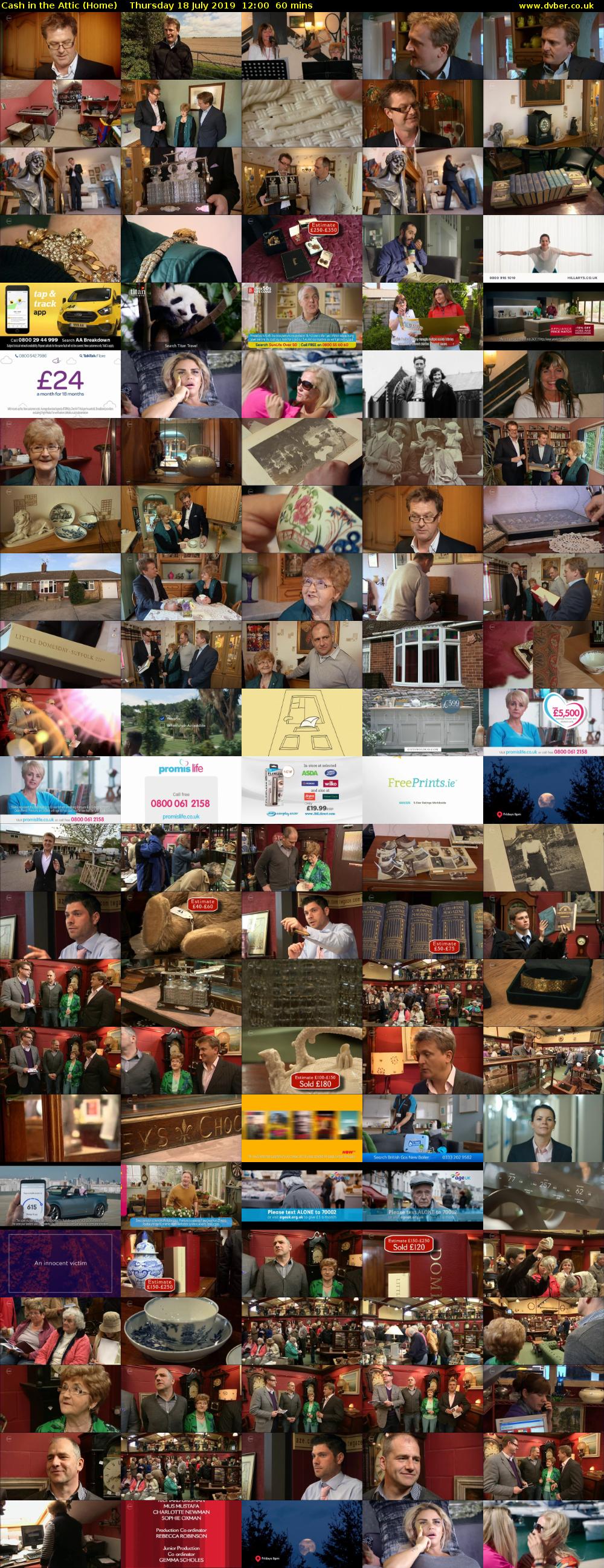 Cash in the Attic (Home) Thursday 18 July 2019 12:00 - 13:00