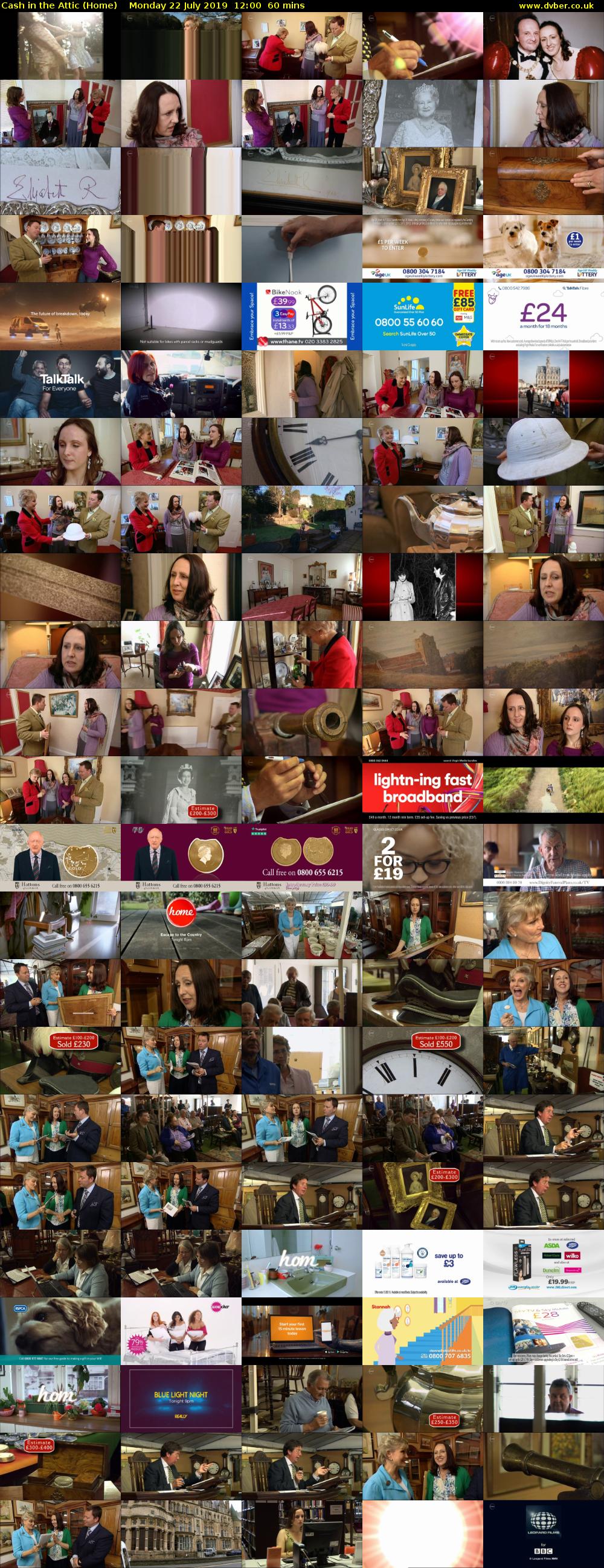 Cash in the Attic (Home) Monday 22 July 2019 12:00 - 13:00