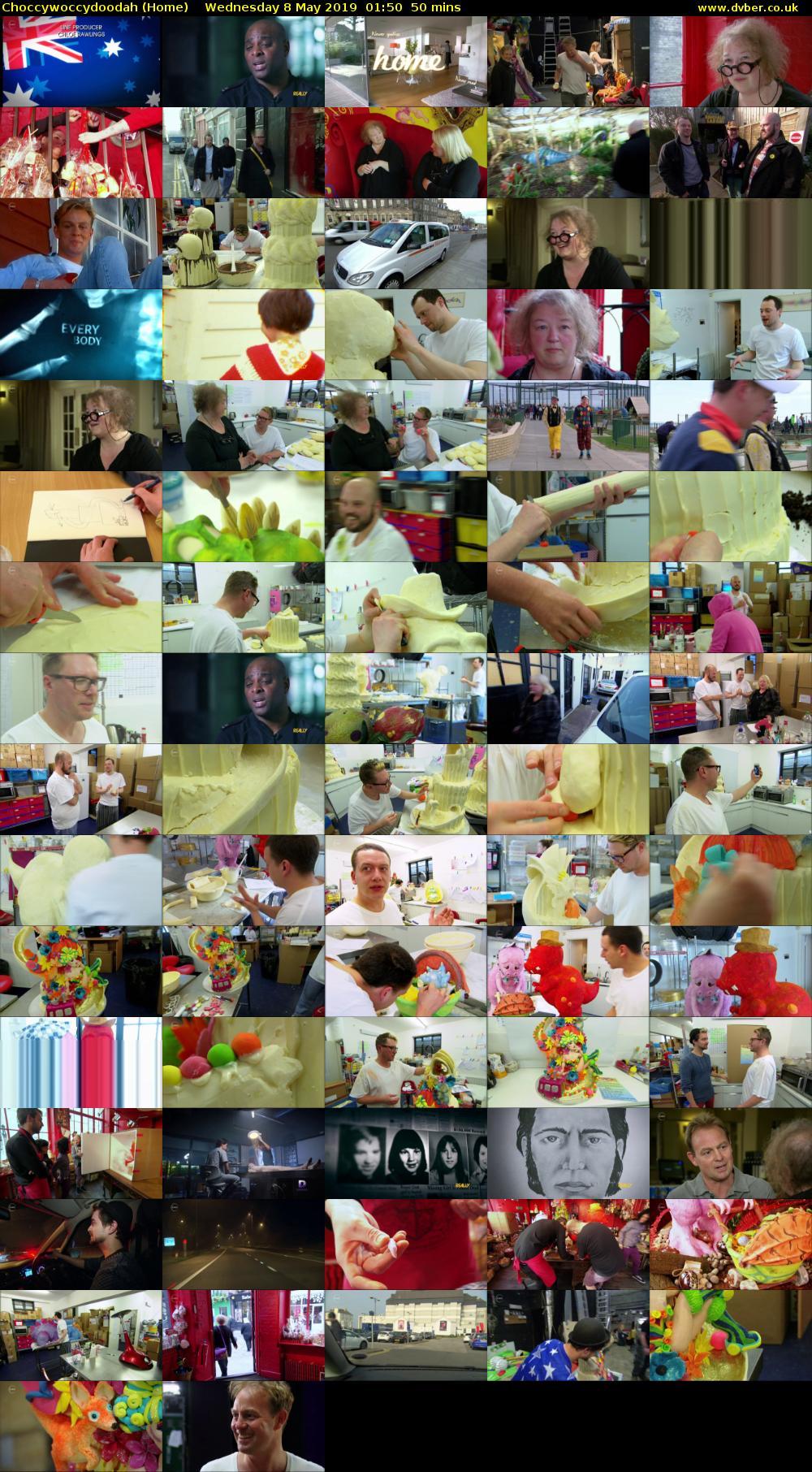 Choccywoccydoodah (Home) Wednesday 8 May 2019 01:50 - 02:40