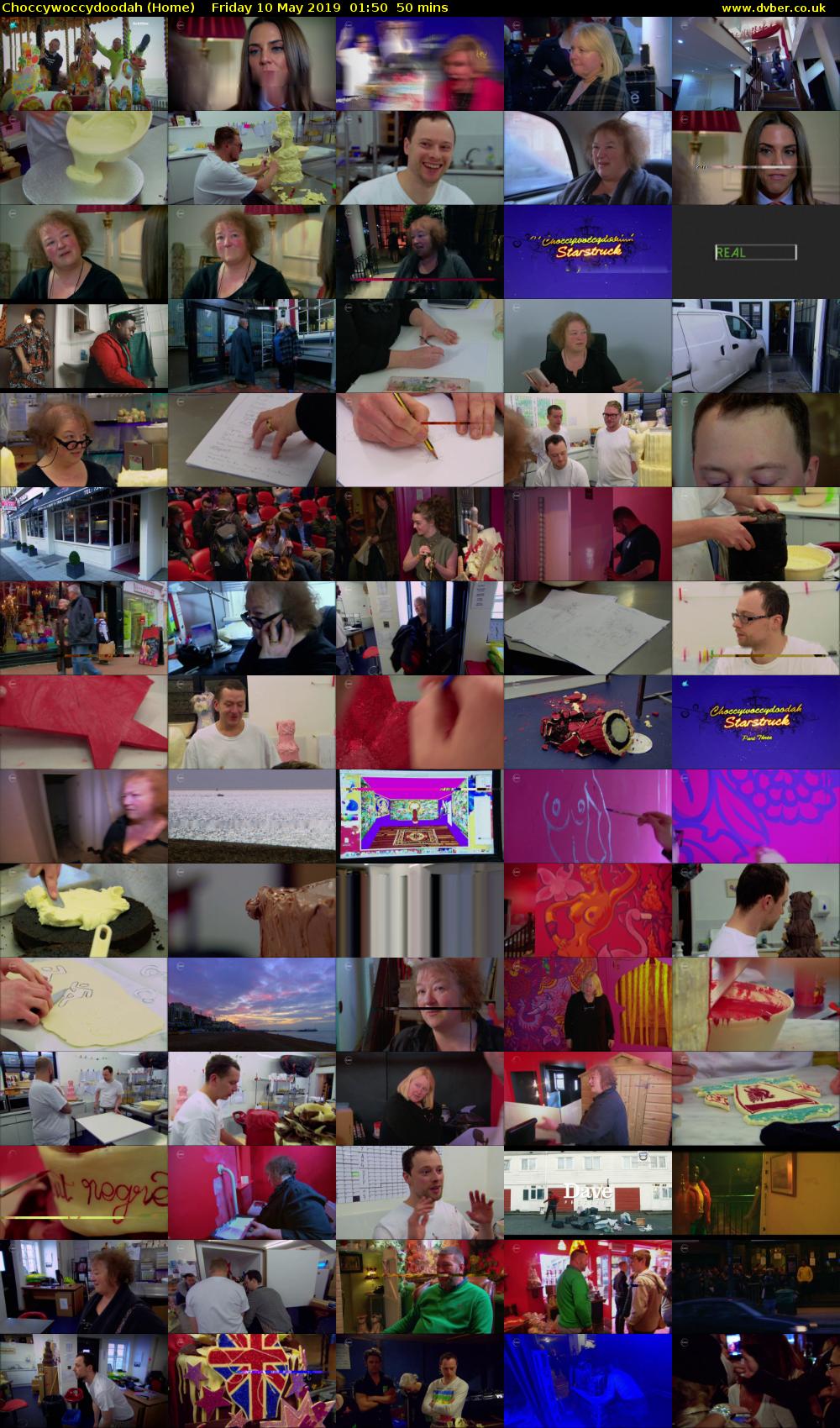 Choccywoccydoodah (Home) Friday 10 May 2019 01:50 - 02:40