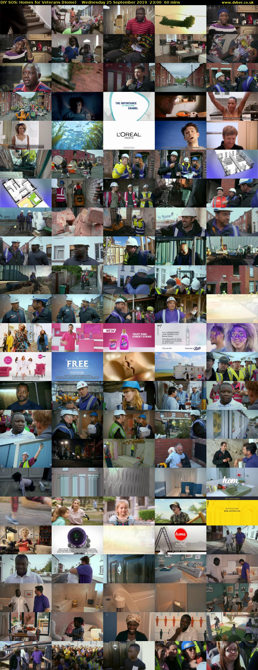 DIY SOS: Homes for Veterans (Home) Wednesday 25 September 2019 23:00 - 00:00