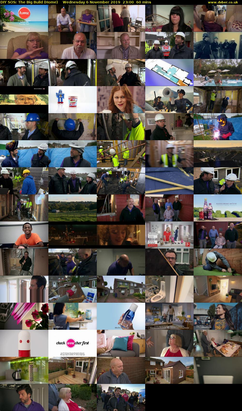 DIY SOS: The Big Build (Home) Wednesday 6 November 2019 23:00 - 00:00