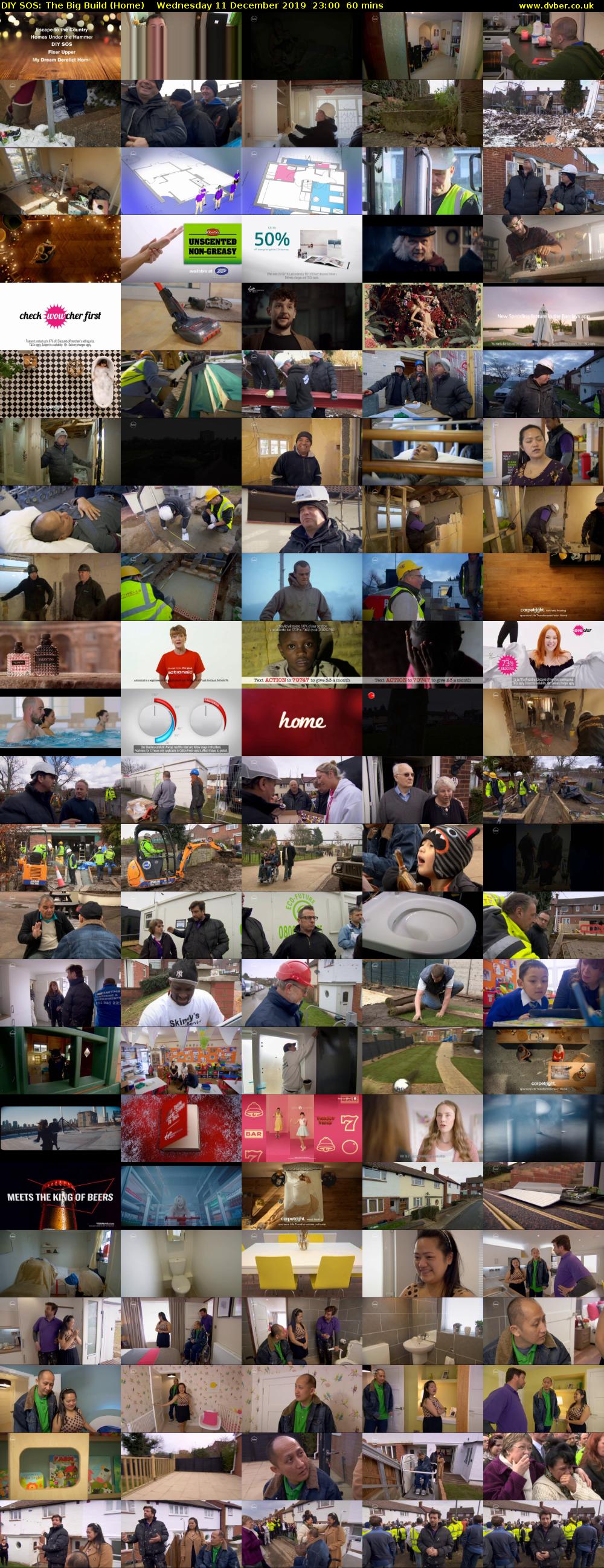 DIY SOS: The Big Build (Home) Wednesday 11 December 2019 23:00 - 00:00