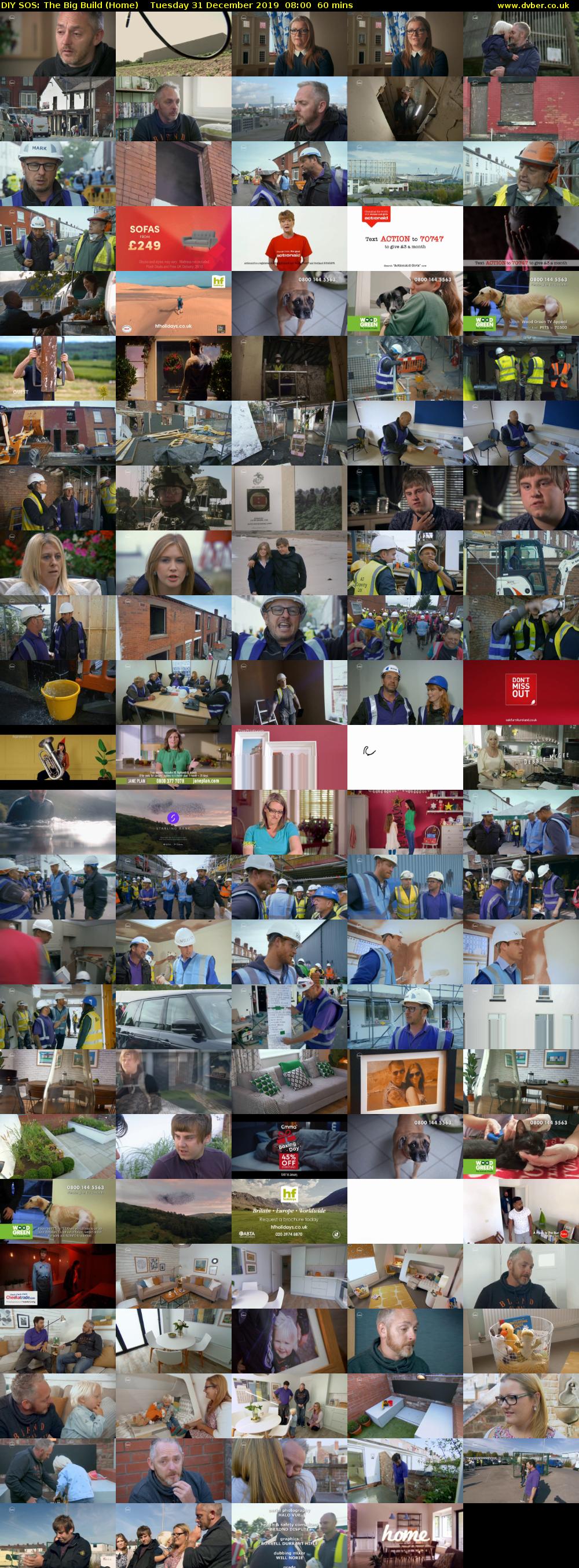 DIY SOS: The Big Build (Home) Tuesday 31 December 2019 08:00 - 09:00