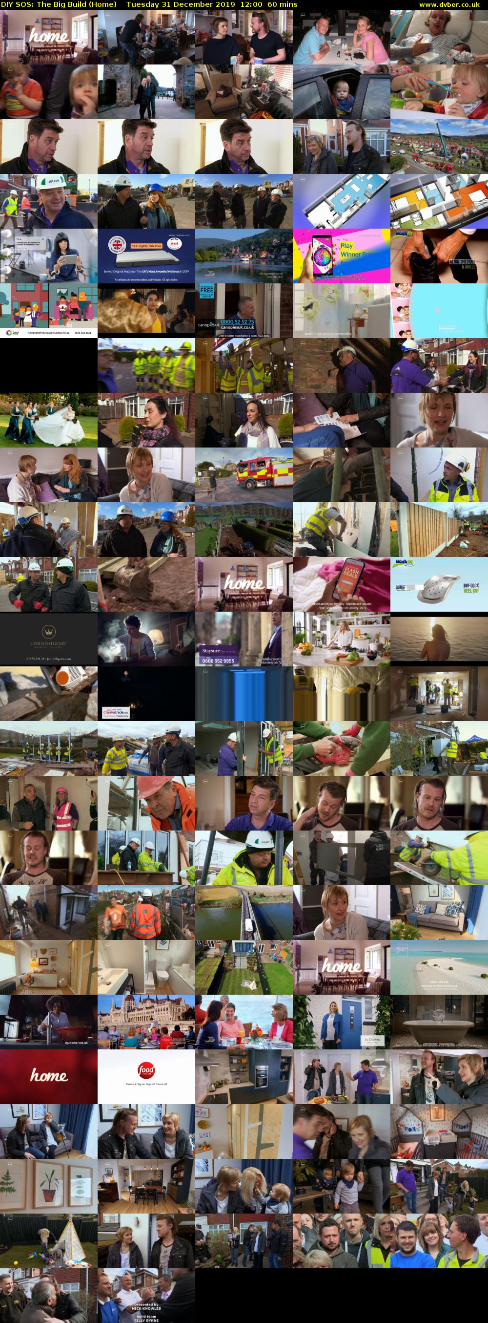 DIY SOS: The Big Build (Home) Tuesday 31 December 2019 12:00 - 13:00