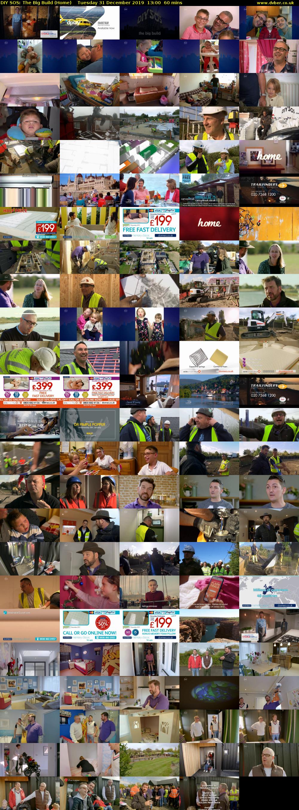 DIY SOS: The Big Build (Home) Tuesday 31 December 2019 13:00 - 14:00