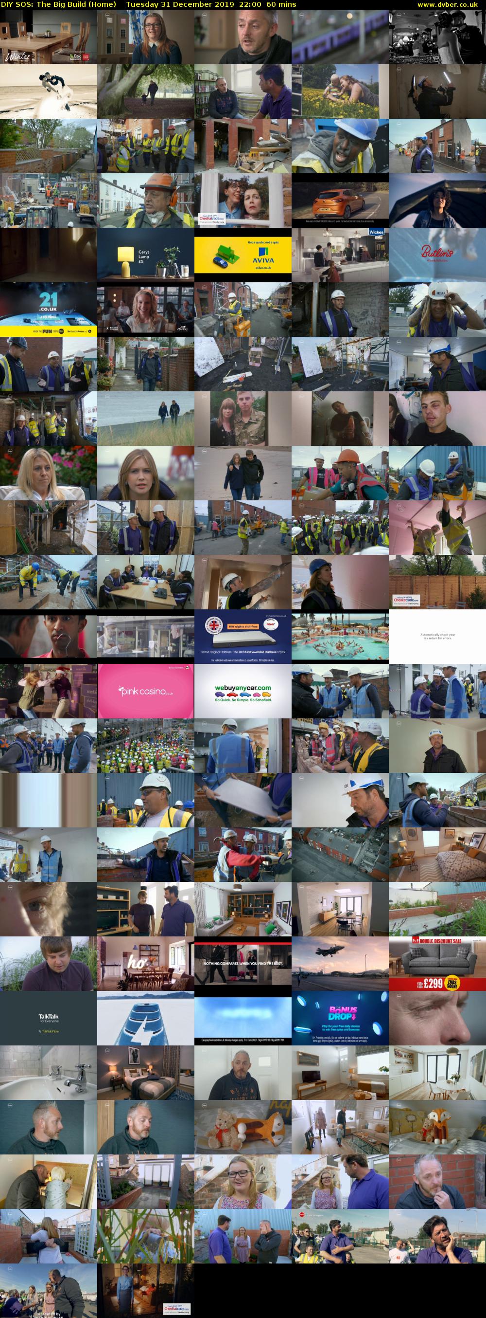 DIY SOS: The Big Build (Home) Tuesday 31 December 2019 22:00 - 23:00