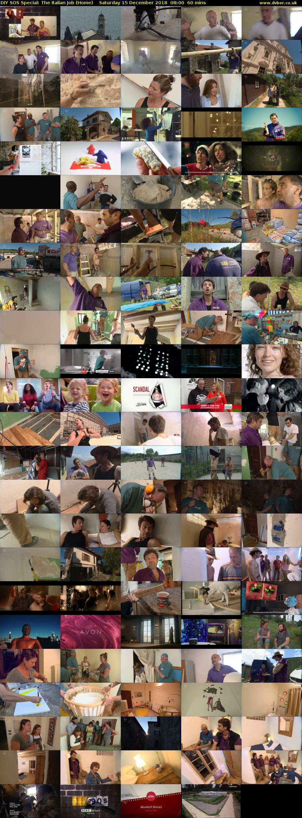 DIY SOS Special: The Italian Job (Home) Saturday 15 December 2018 08:00 - 09:00