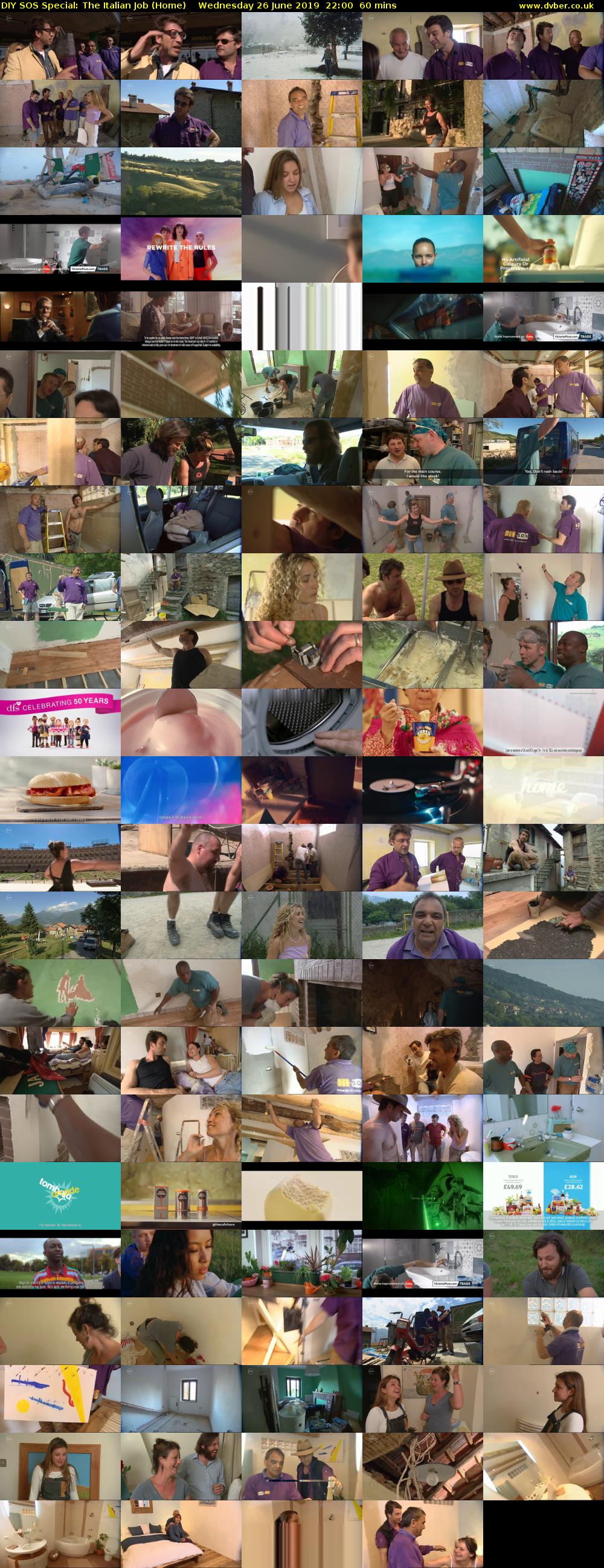 DIY SOS Special: The Italian Job (Home) Wednesday 26 June 2019 22:00 - 23:00