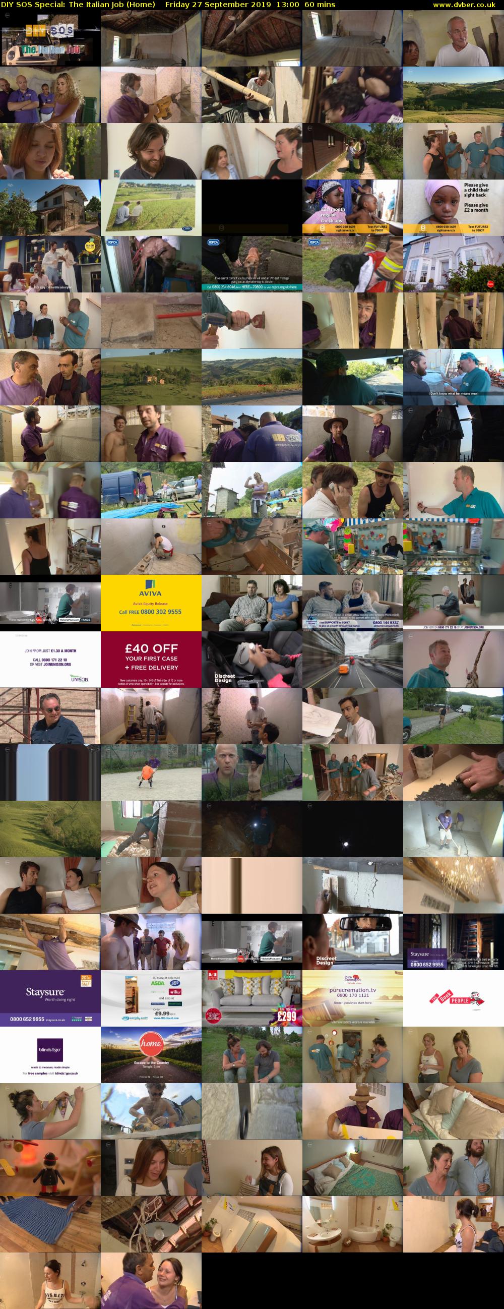 DIY SOS Special: The Italian Job (Home) Friday 27 September 2019 13:00 - 14:00