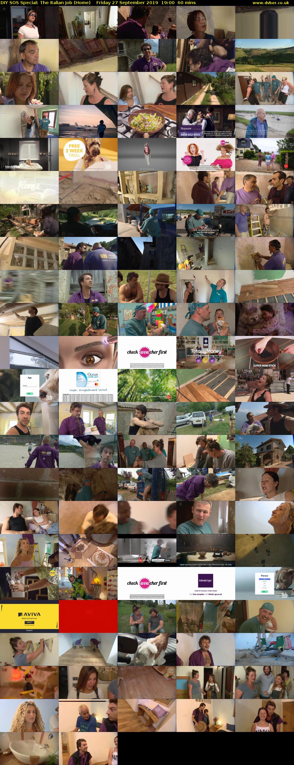 DIY SOS Special: The Italian Job (Home) Friday 27 September 2019 19:00 - 20:00