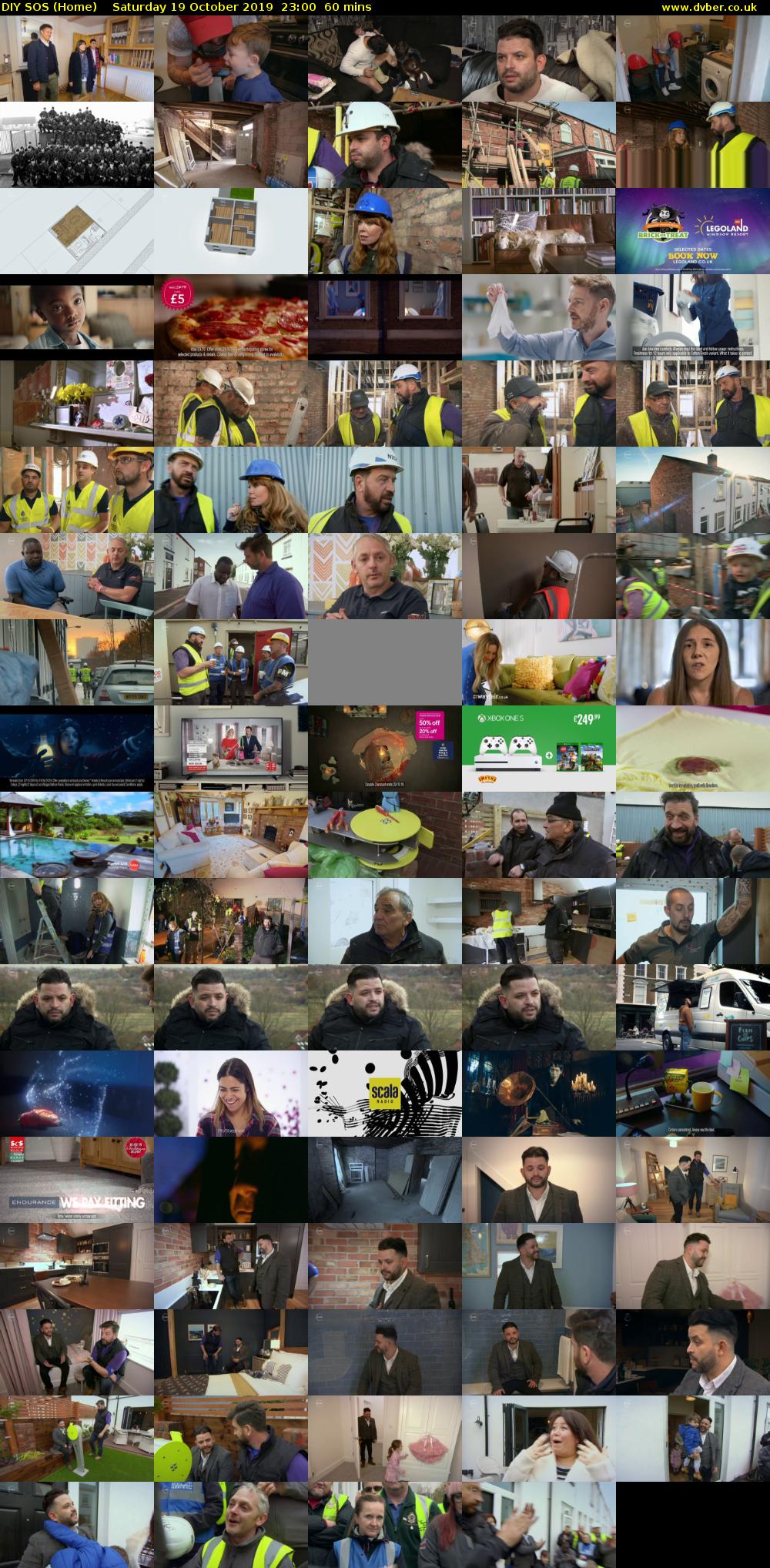 DIY SOS (Home) Saturday 19 October 2019 23:00 - 00:00