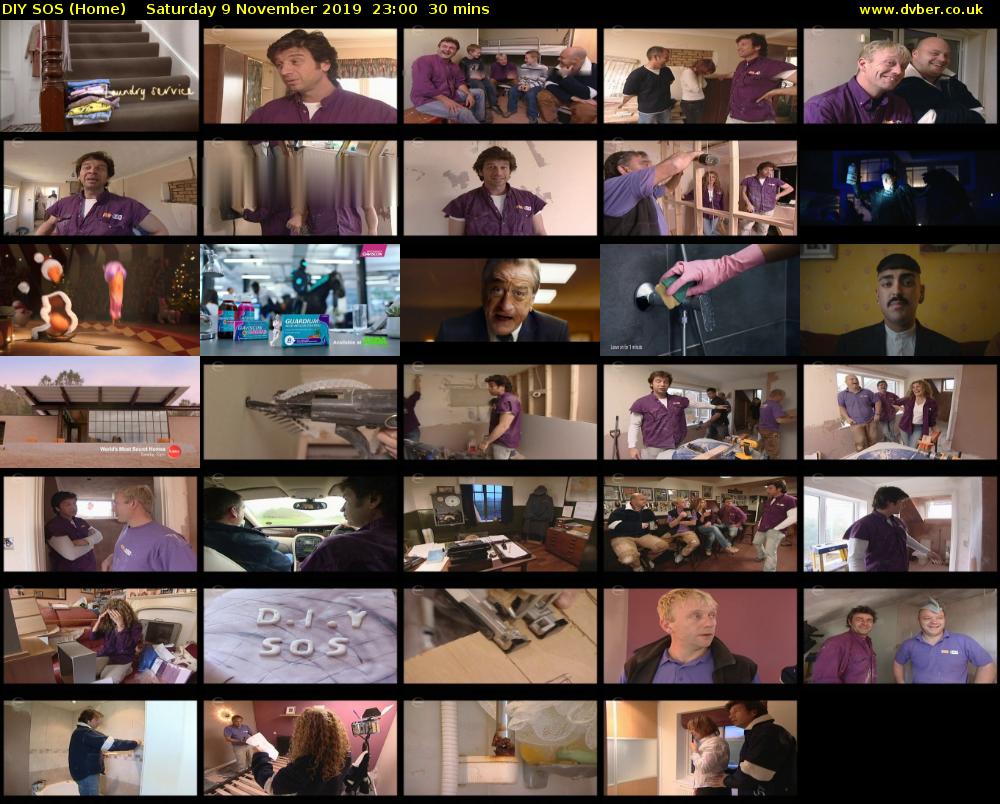 DIY SOS (Home) Saturday 9 November 2019 23:00 - 23:30