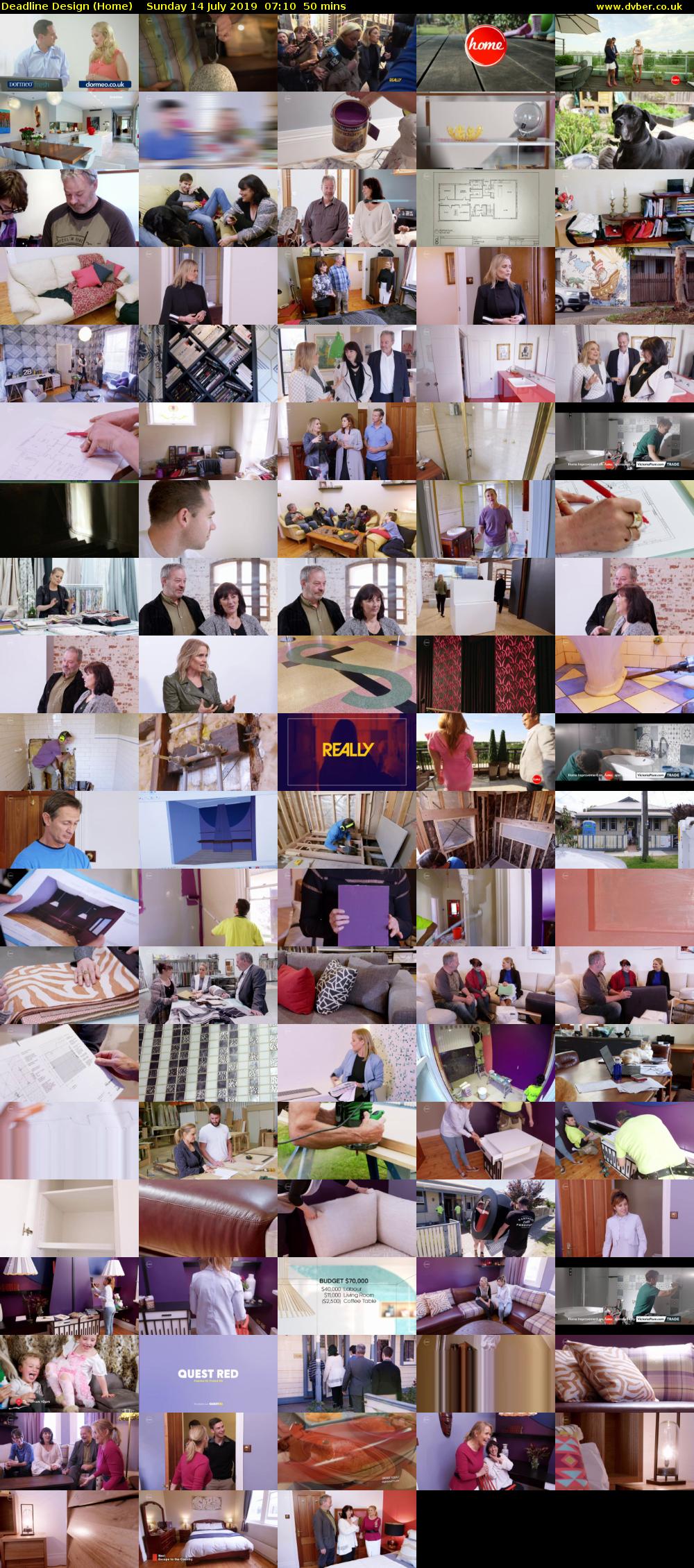 Deadline Design (Home) Sunday 14 July 2019 07:10 - 08:00