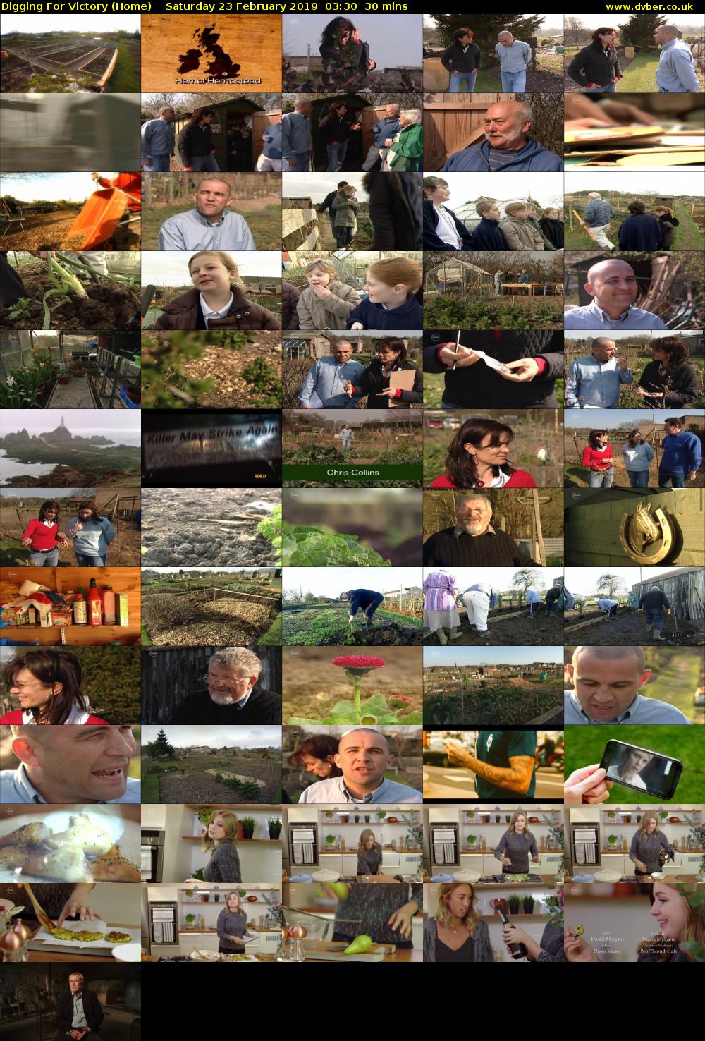 Digging For Victory (Home) Saturday 23 February 2019 03:30 - 04:00