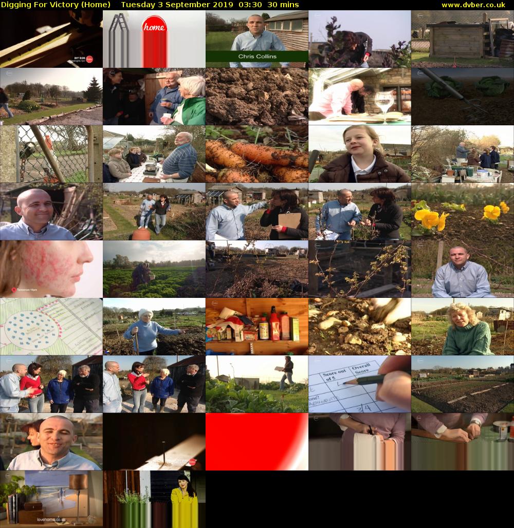 Digging For Victory (Home) Tuesday 3 September 2019 03:30 - 04:00
