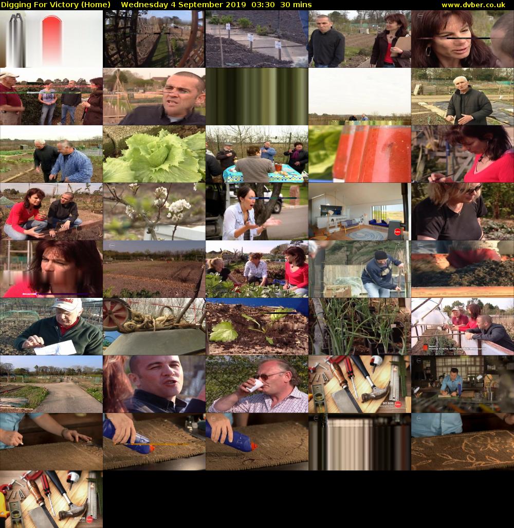 Digging For Victory (Home) Wednesday 4 September 2019 03:30 - 04:00
