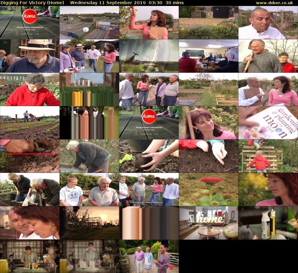 Digging For Victory (Home) Wednesday 11 September 2019 03:30 - 04:00