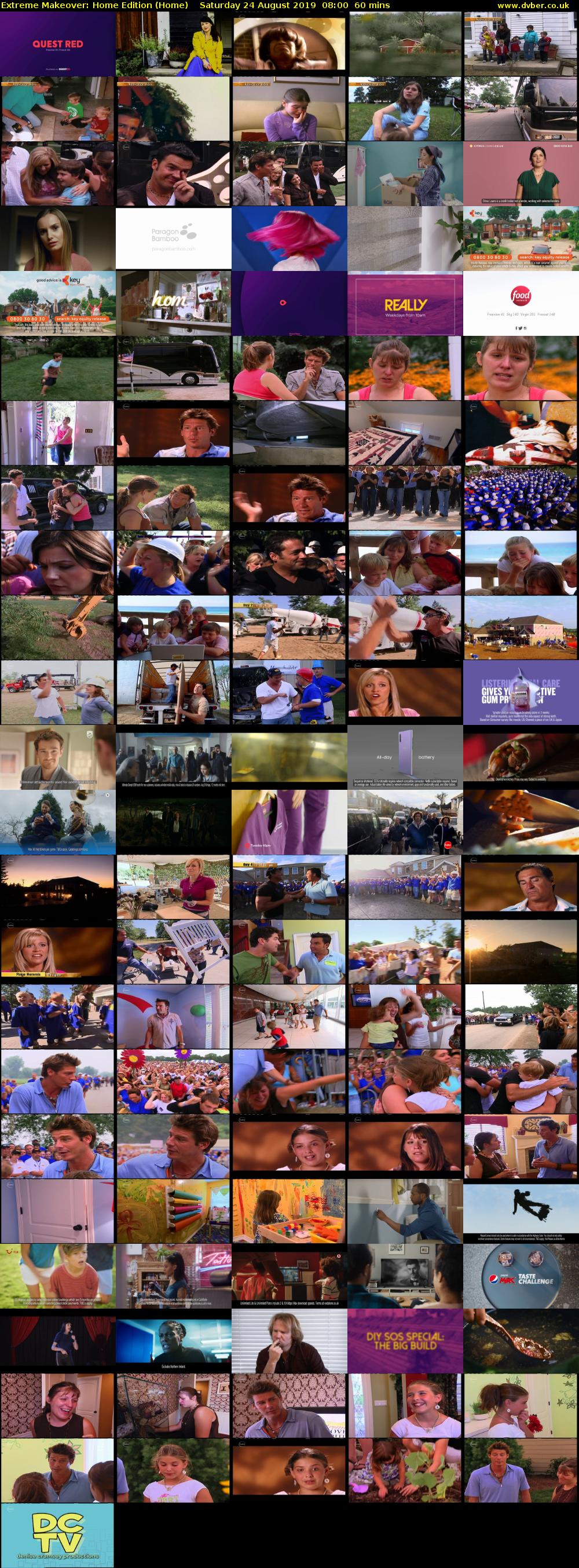 Extreme Makeover: Home Edition (Home) Saturday 24 August 2019 08:00 - 09:00