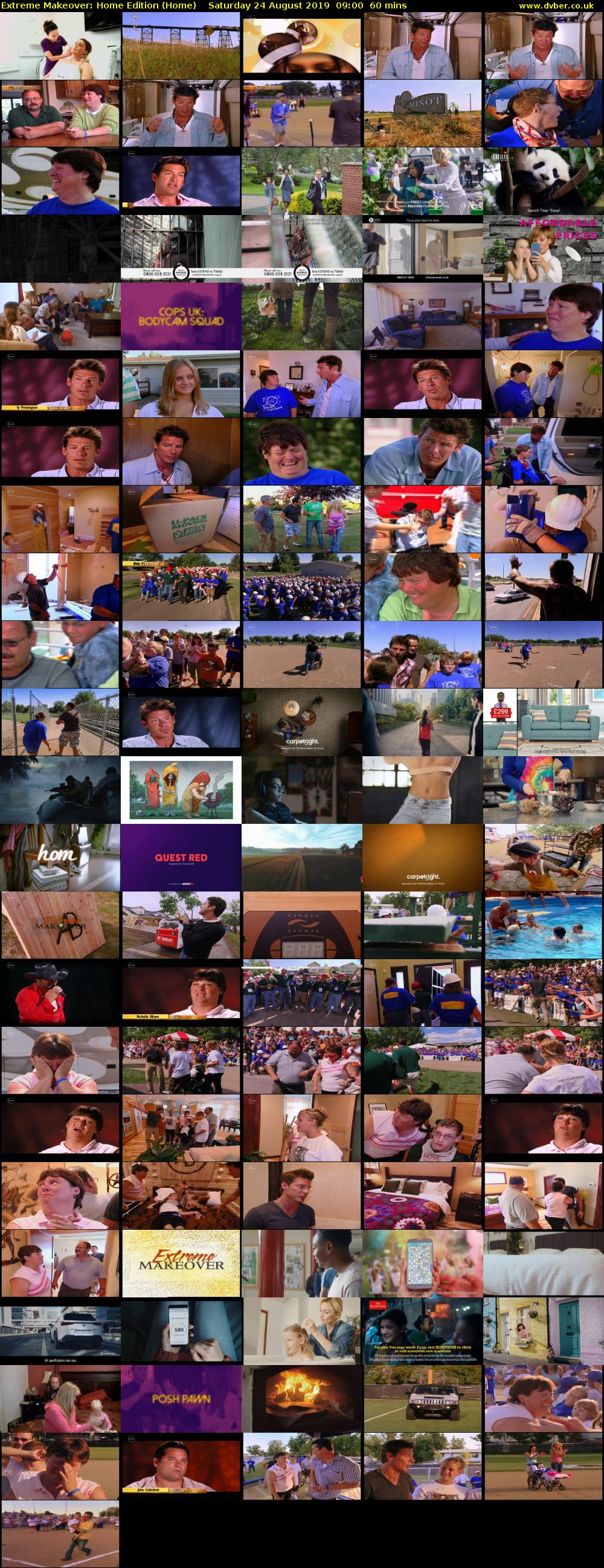 Extreme Makeover: Home Edition (Home) Saturday 24 August 2019 09:00 - 10:00
