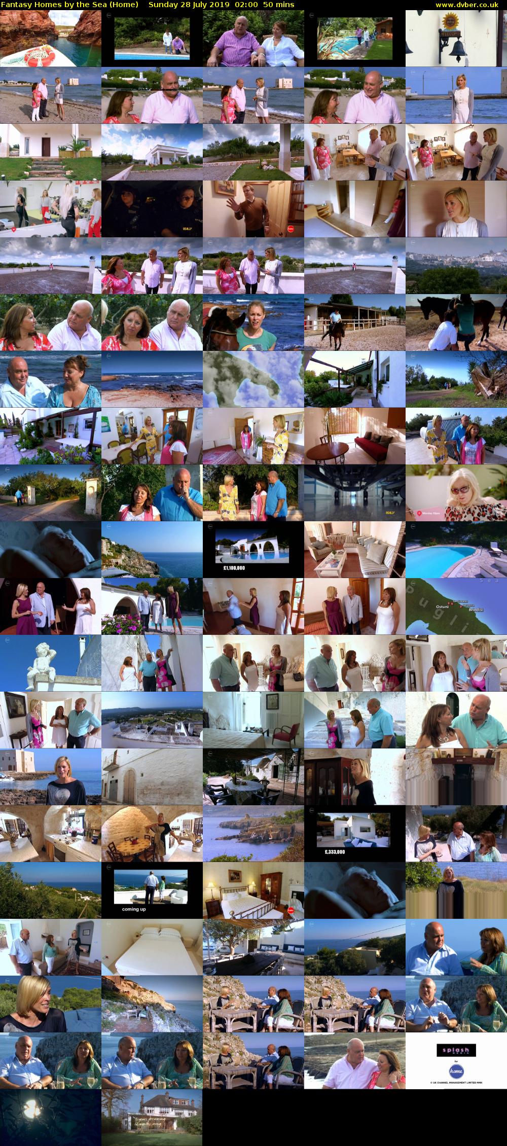 Fantasy Homes by the Sea (Home) Sunday 28 July 2019 02:00 - 02:50