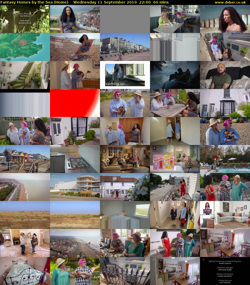 Fantasy Homes by the Sea (Home) Wednesday 11 September 2019 22:00 - 23:00