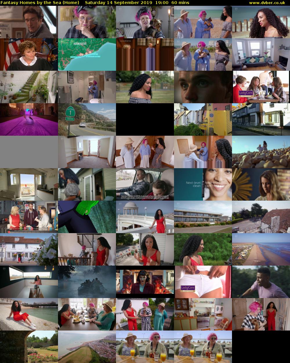 Fantasy Homes by the Sea (Home) Saturday 14 September 2019 19:00 - 20:00