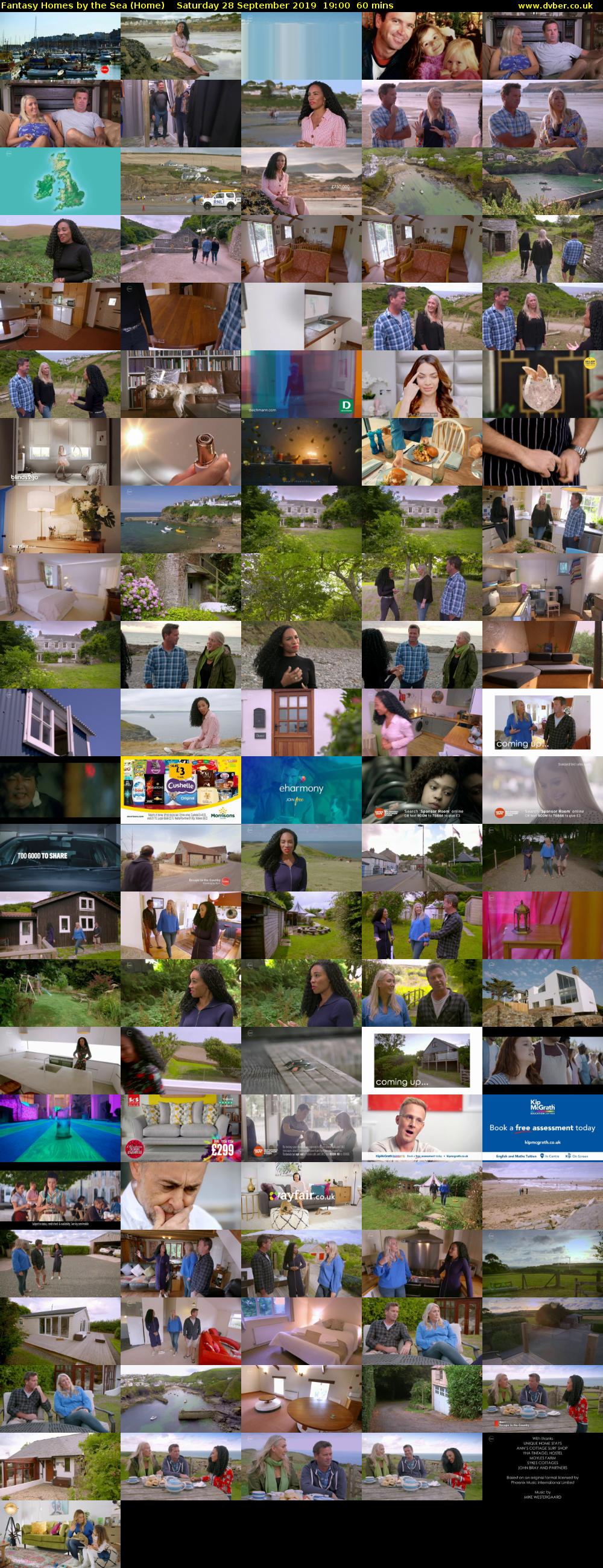 Fantasy Homes by the Sea (Home) Saturday 28 September 2019 19:00 - 20:00