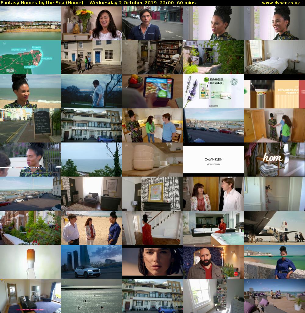 Fantasy Homes by the Sea (Home) Wednesday 2 October 2019 22:00 - 23:00