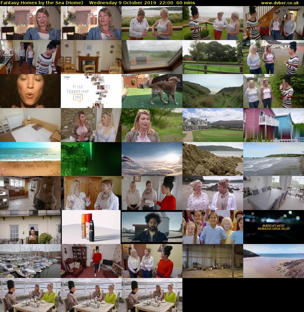 Fantasy Homes by the Sea (Home) Wednesday 9 October 2019 22:00 - 23:00