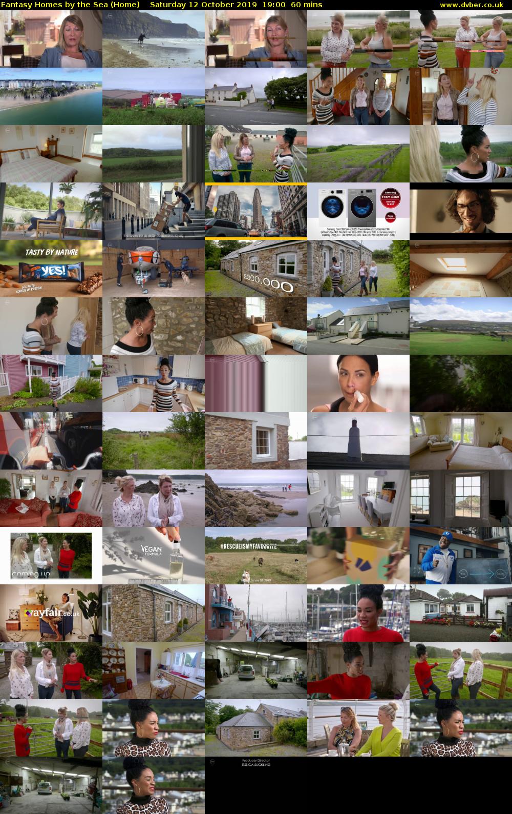 Fantasy Homes by the Sea (Home) Saturday 12 October 2019 19:00 - 20:00