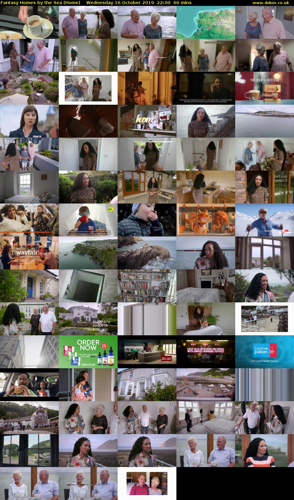 Fantasy Homes by the Sea (Home) Wednesday 16 October 2019 22:00 - 23:00