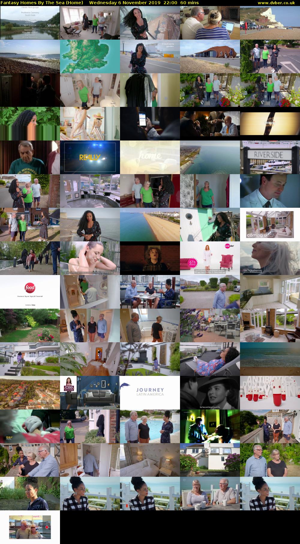 Fantasy Homes by the Sea (Home) Wednesday 6 November 2019 22:00 - 23:00