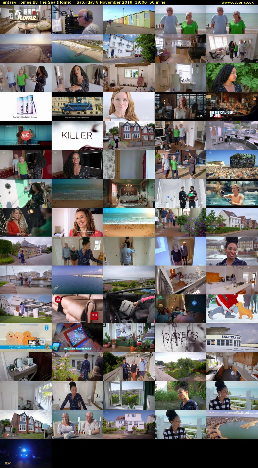 Fantasy Homes by the Sea (Home) Saturday 9 November 2019 19:00 - 20:00