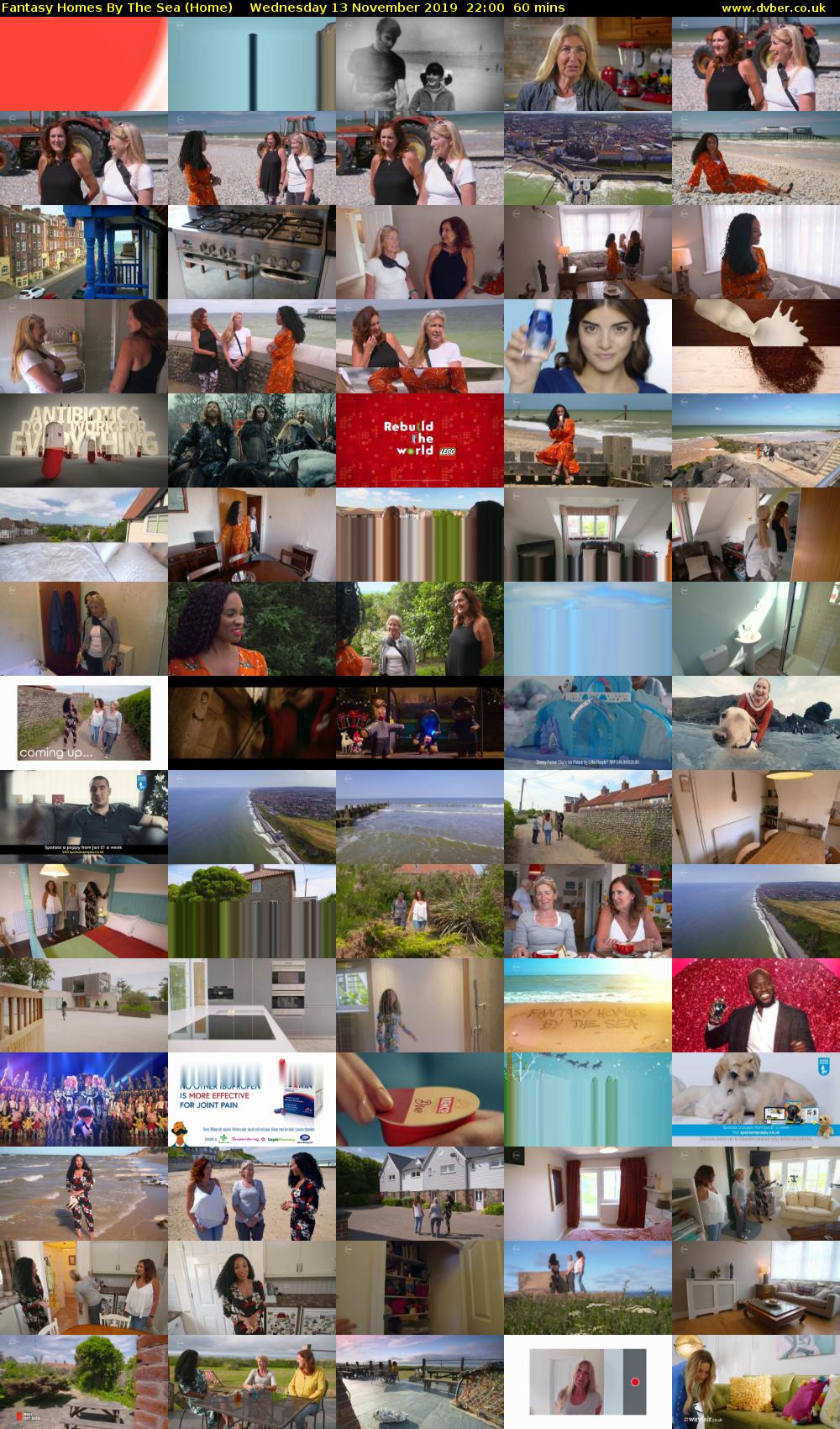 Fantasy Homes by the Sea (Home) Wednesday 13 November 2019 22:00 - 23:00