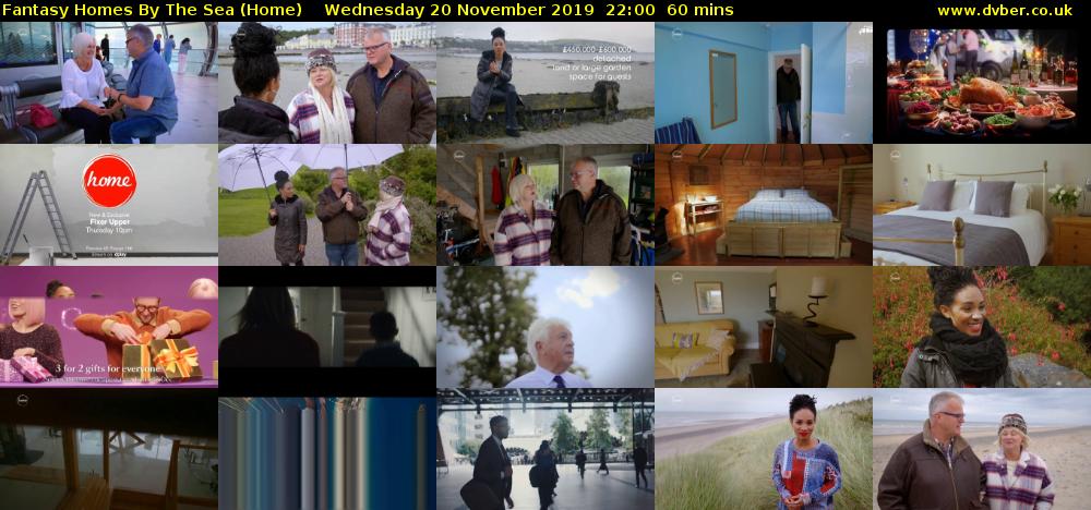 Fantasy Homes by the Sea (Home) Wednesday 20 November 2019 22:00 - 23:00