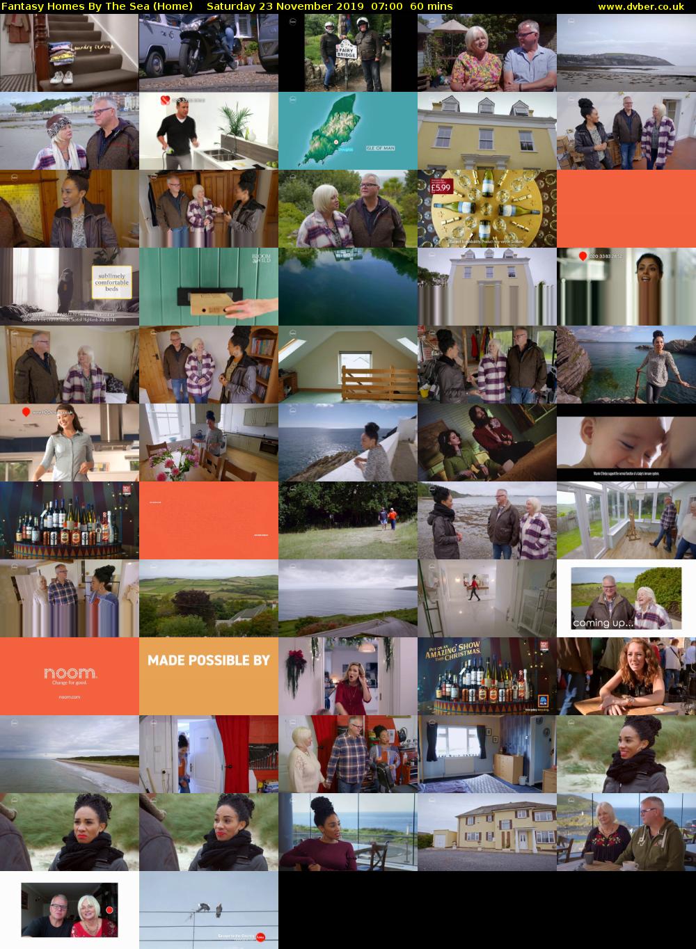 Fantasy Homes by the Sea (Home) Saturday 23 November 2019 07:00 - 08:00