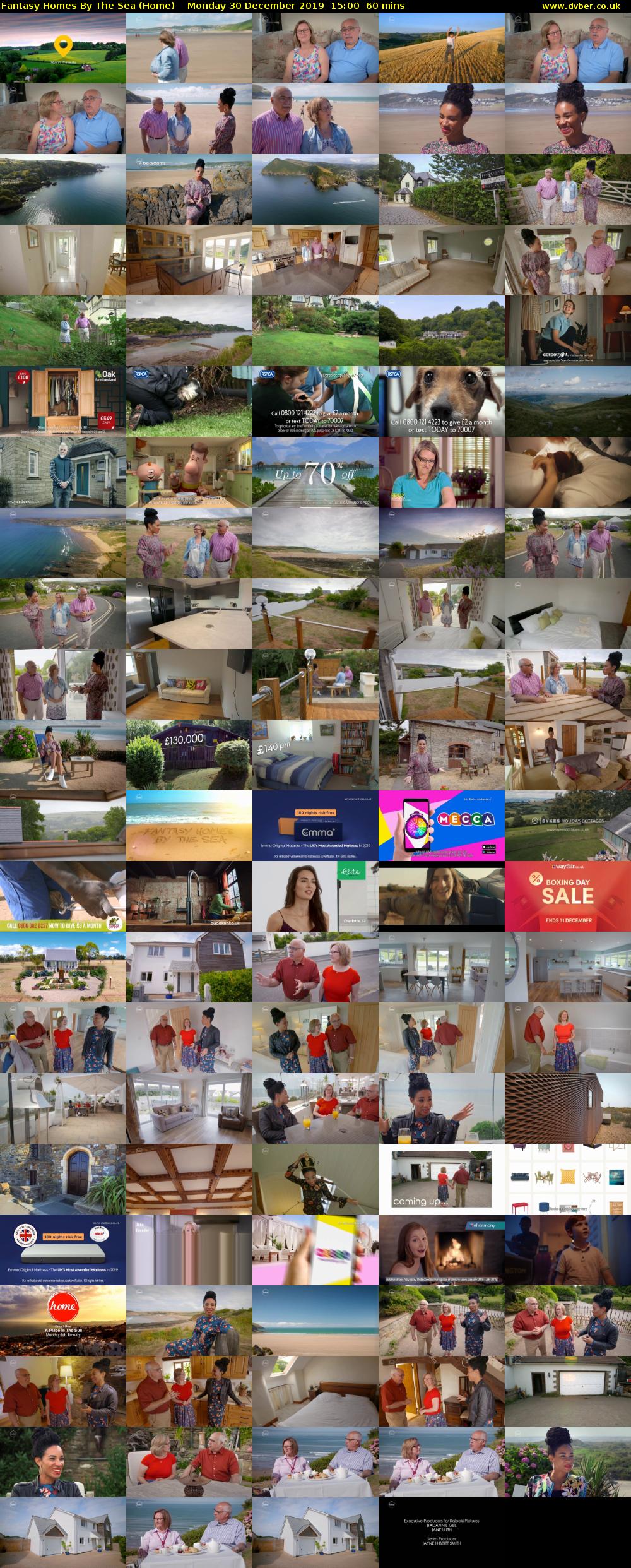 Fantasy Homes by the Sea (Home) Monday 30 December 2019 15:00 - 16:00