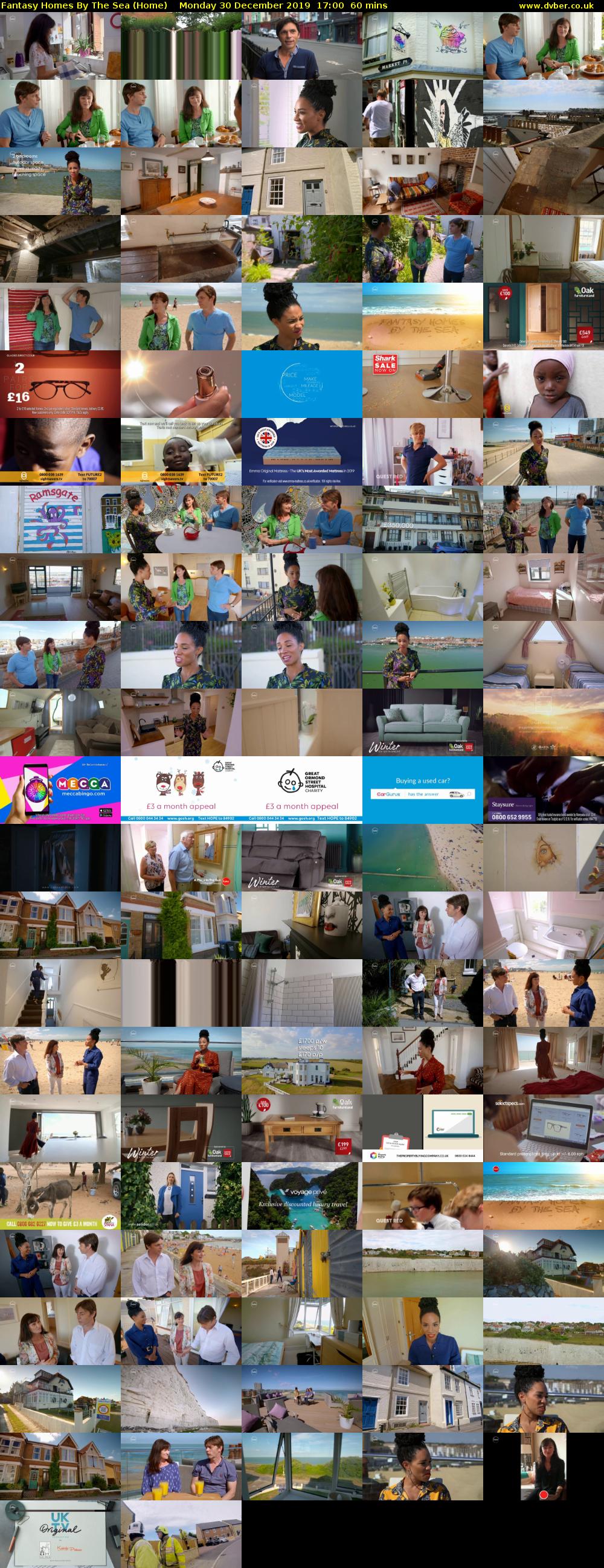 Fantasy Homes by the Sea (Home) Monday 30 December 2019 17:00 - 18:00