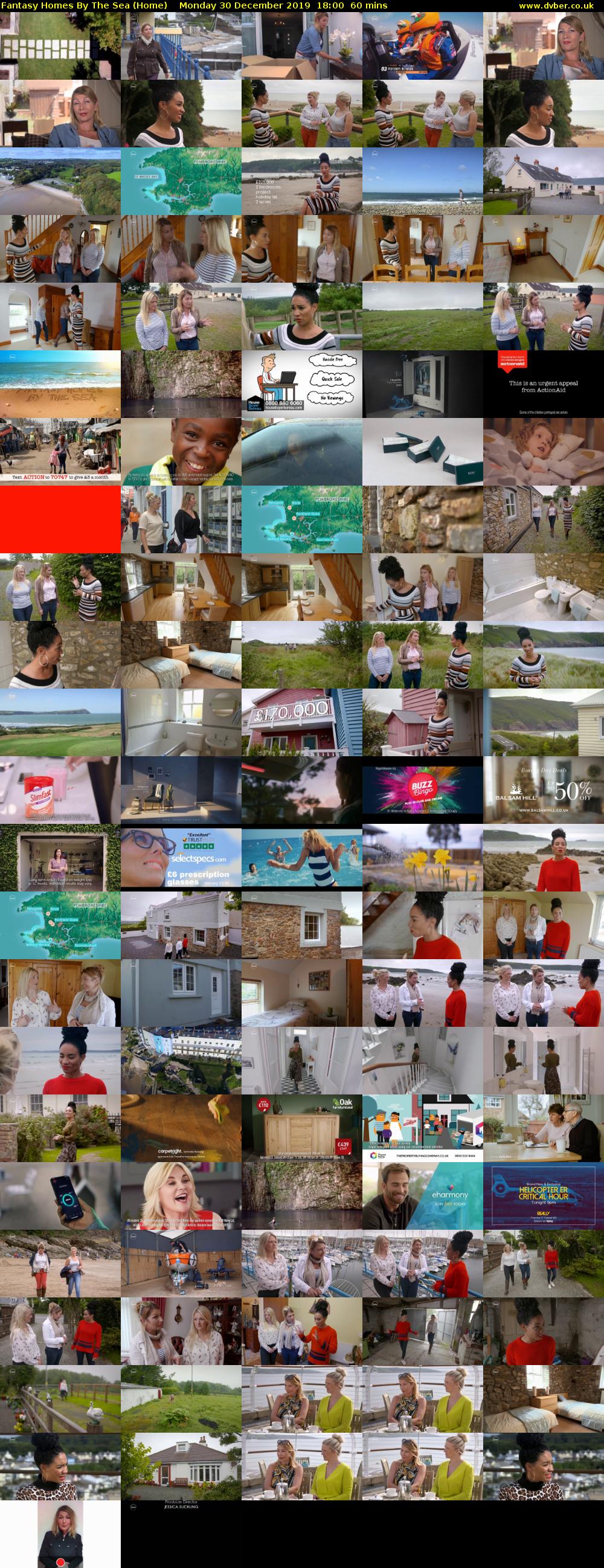 Fantasy Homes by the Sea (Home) Monday 30 December 2019 18:00 - 19:00