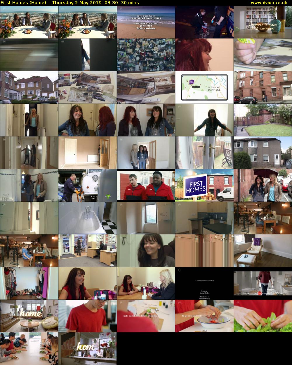 First Homes (Home) Thursday 2 May 2019 03:30 - 04:00