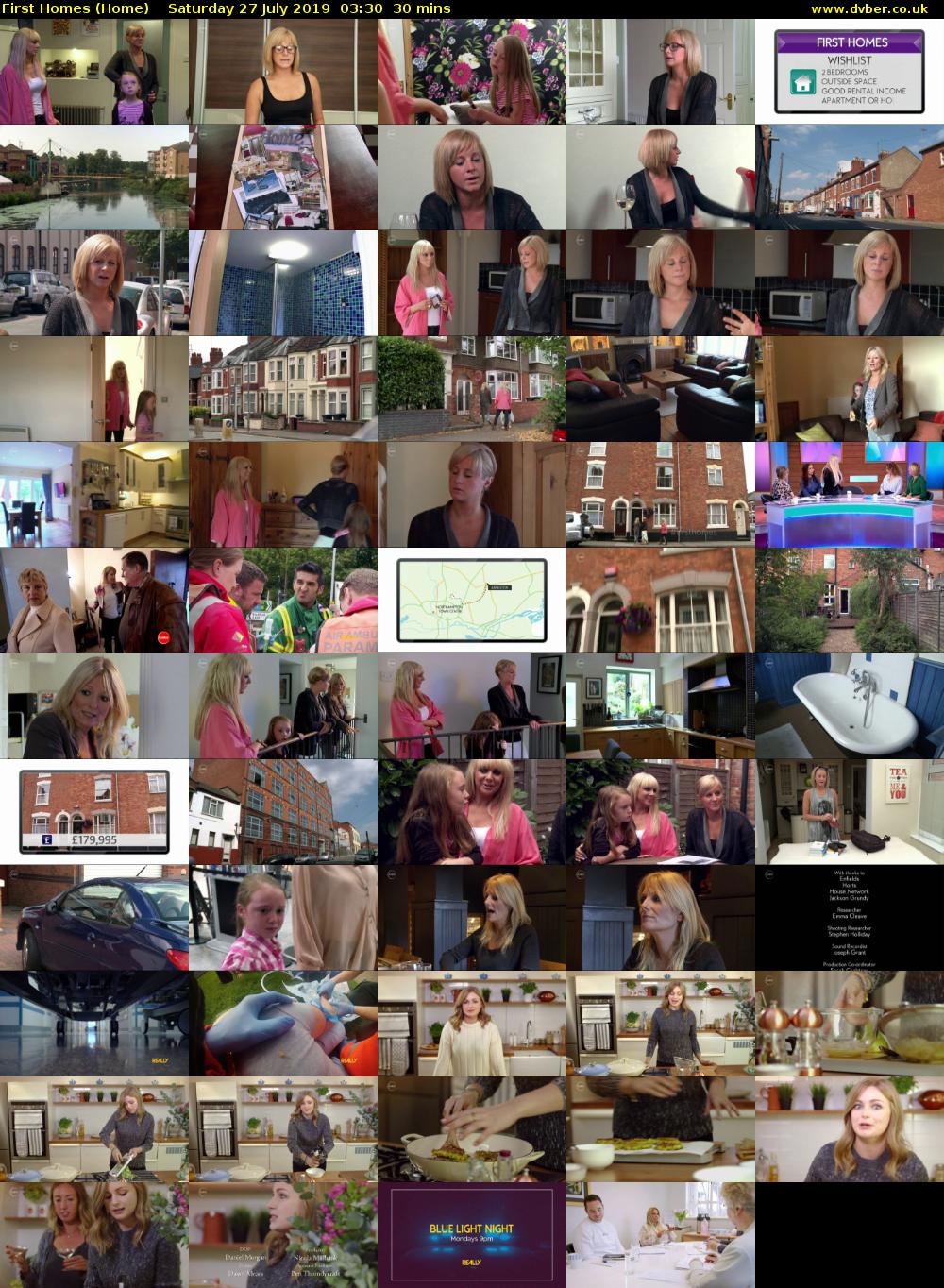 First Homes (Home) Saturday 27 July 2019 03:30 - 04:00