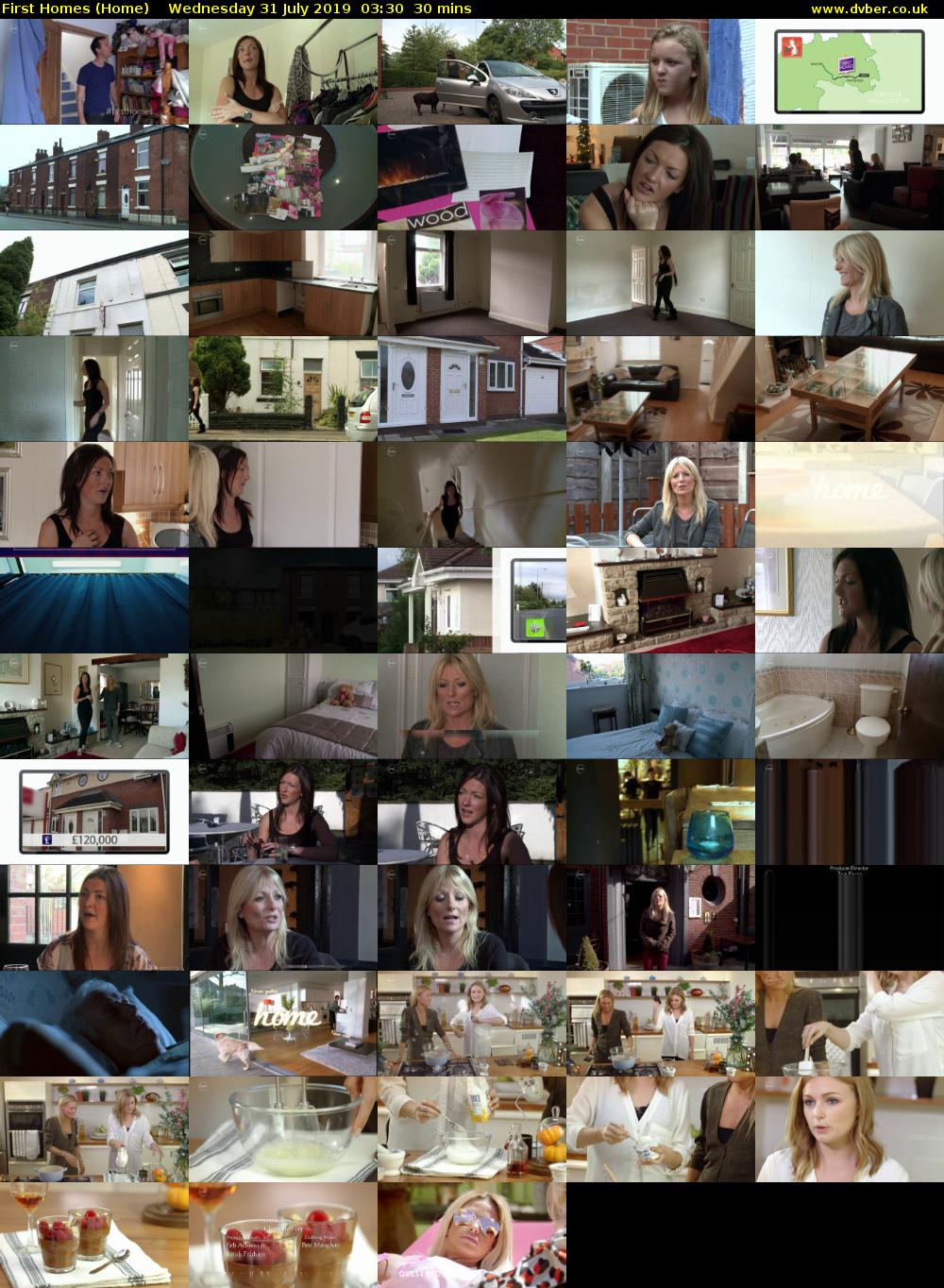 First Homes (Home) Wednesday 31 July 2019 03:30 - 04:00
