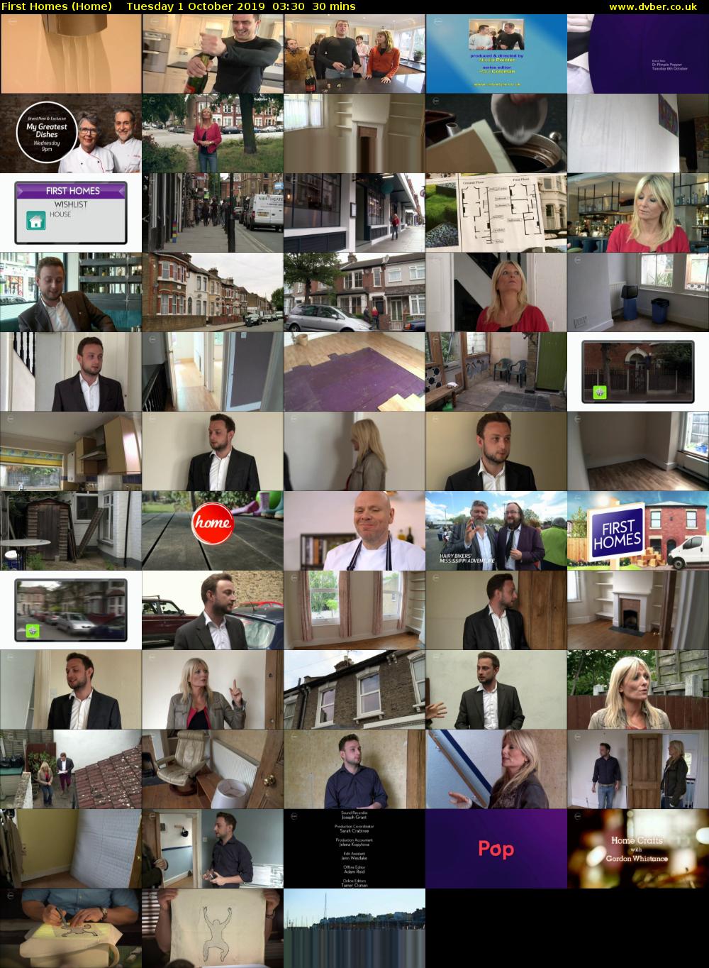 First Homes (Home) Tuesday 1 October 2019 03:30 - 04:00