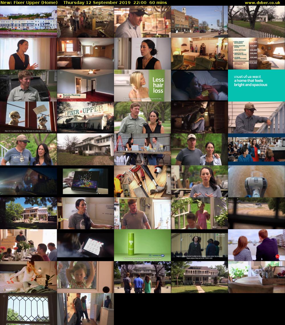 Fixer Upper (Home) Thursday 12 September 2019 22:00 - 23:00